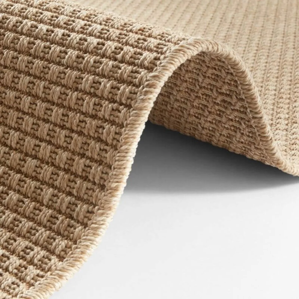 Nature Sisal Look Flatweave Indoor & Outdoor Runner Beige - Beige / 150.0cm – image 4
