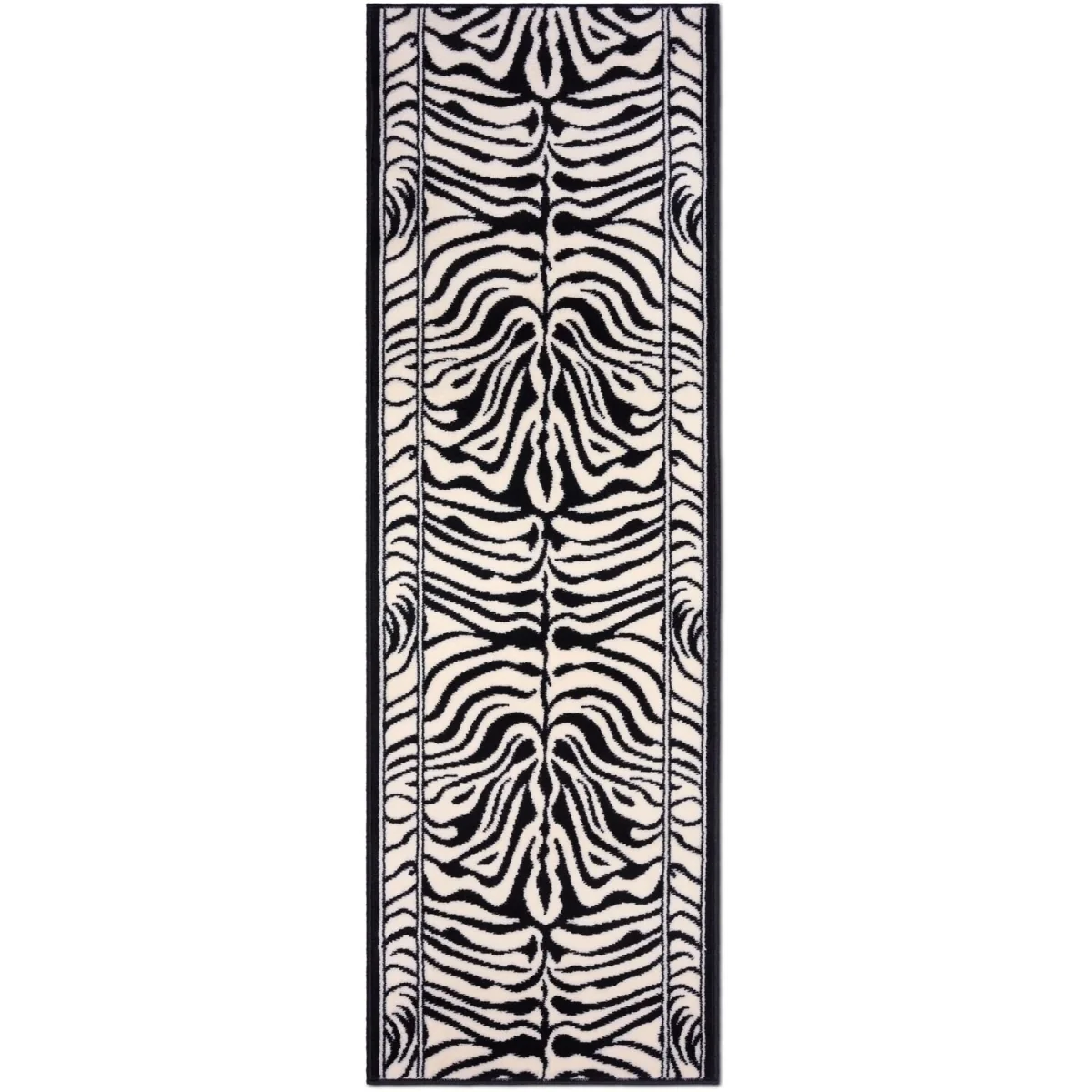 Zebra Print Hallway Runner - Multi / 600cm – image 4
