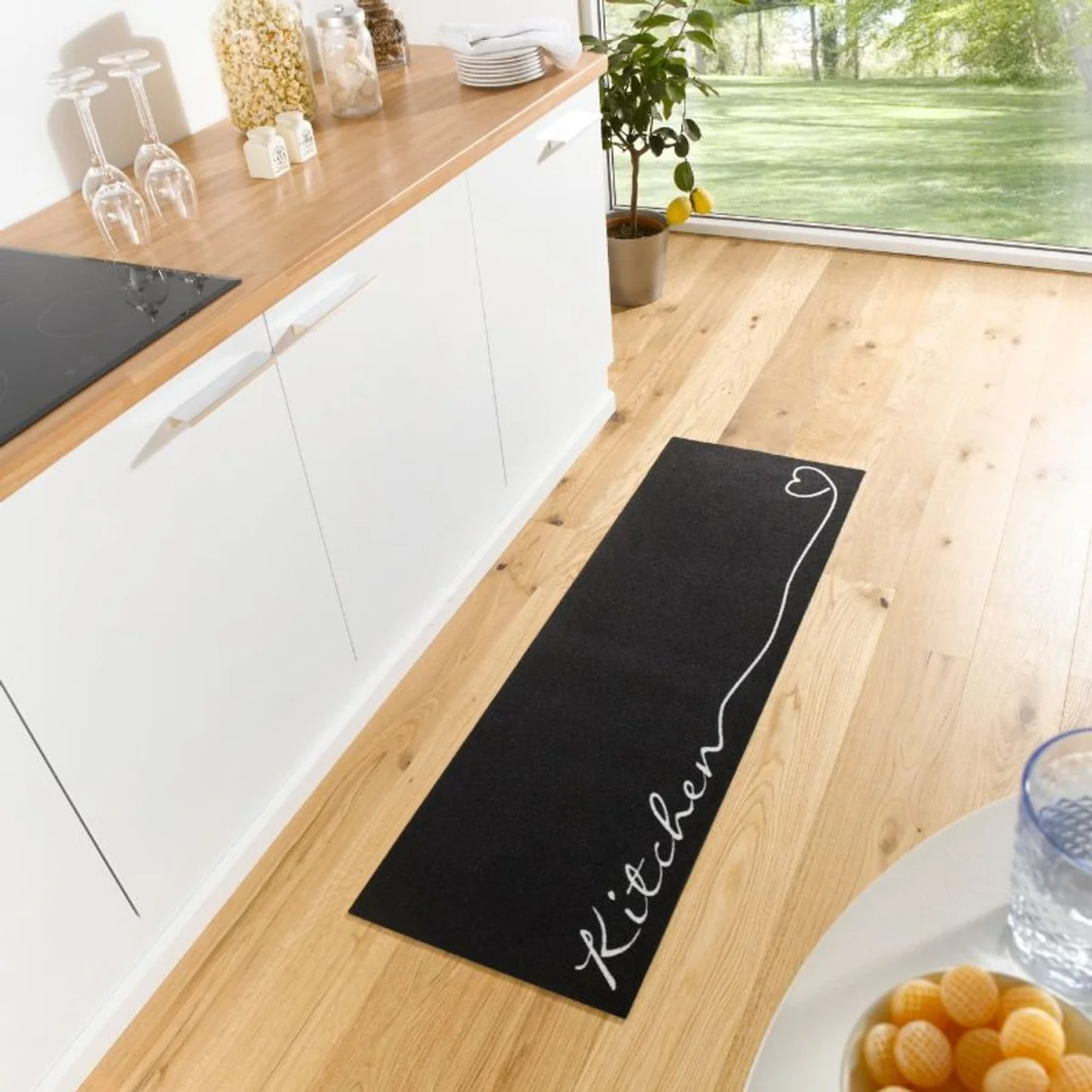 Hanse Home Washable Polyamide Kitchen Runner 50x150 cm Black - Black – image 3