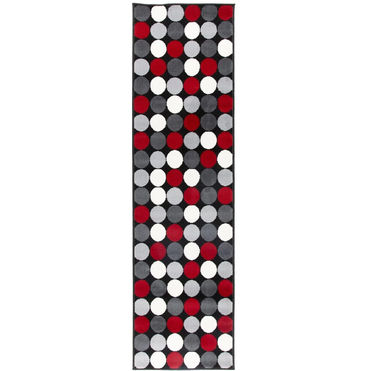 Spot Print Hallway Runner - Black / 150cm – image 4