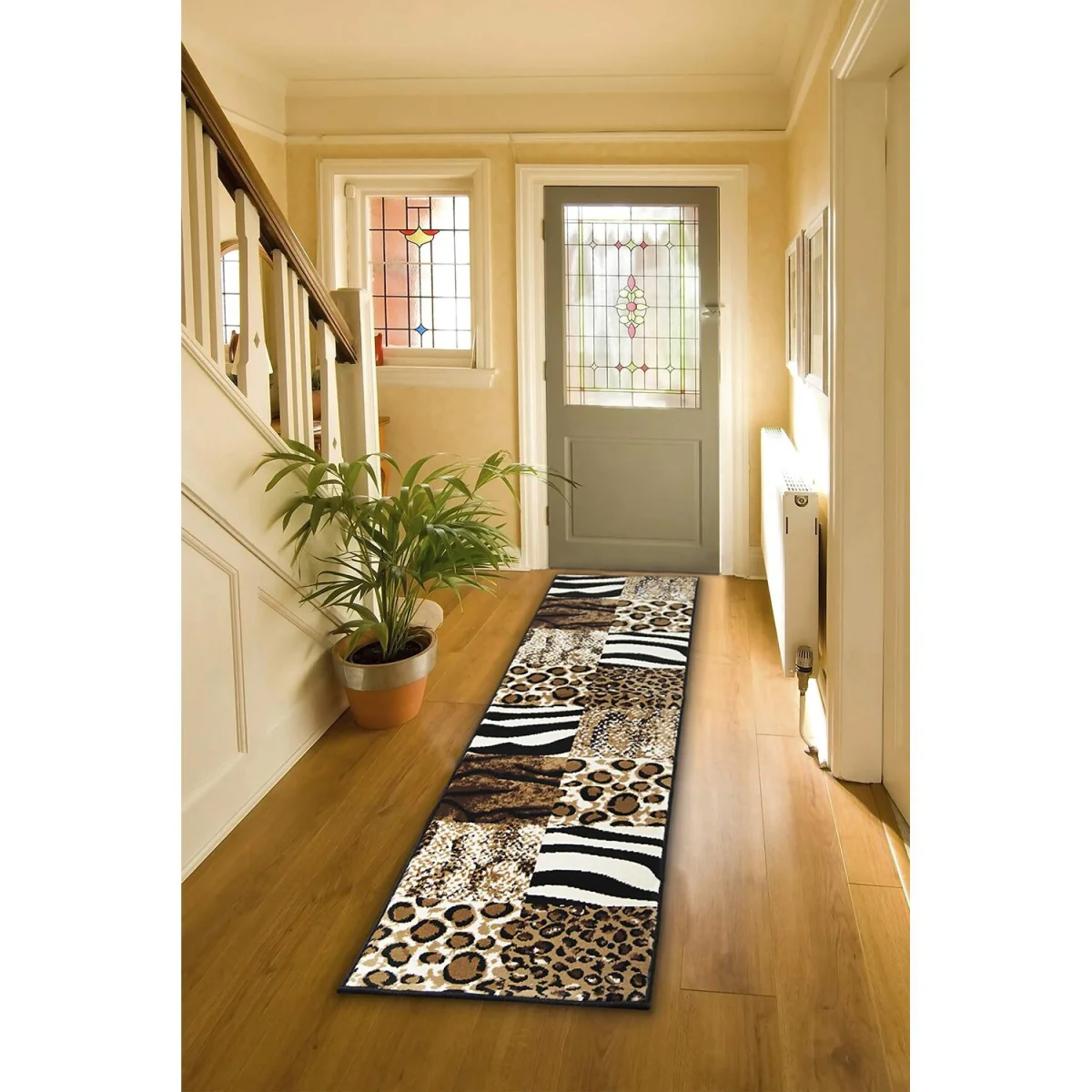 Safari Animal Print Hallway Runner - Multi / 360cm – image 9
