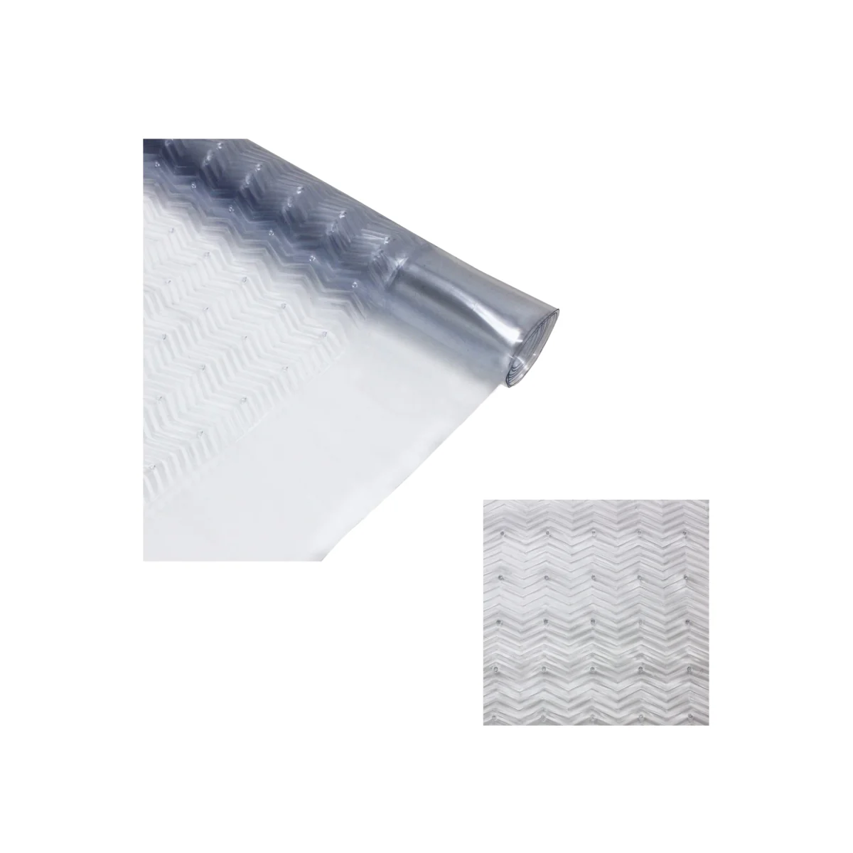 Clear Vinyl Carpet Runner - Clear – image 1