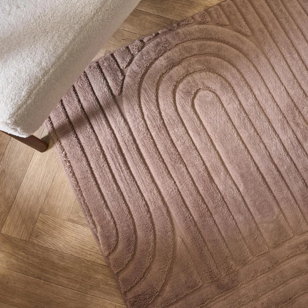 OHS Tufted Arches Runner - Mocha / 230cm – image 1