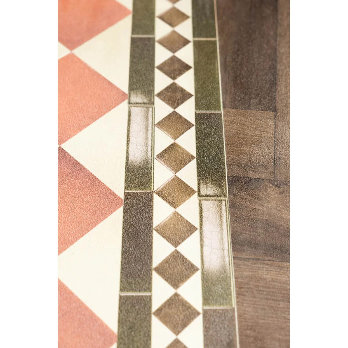 Terracotta Checkered Durable Runner – image 3