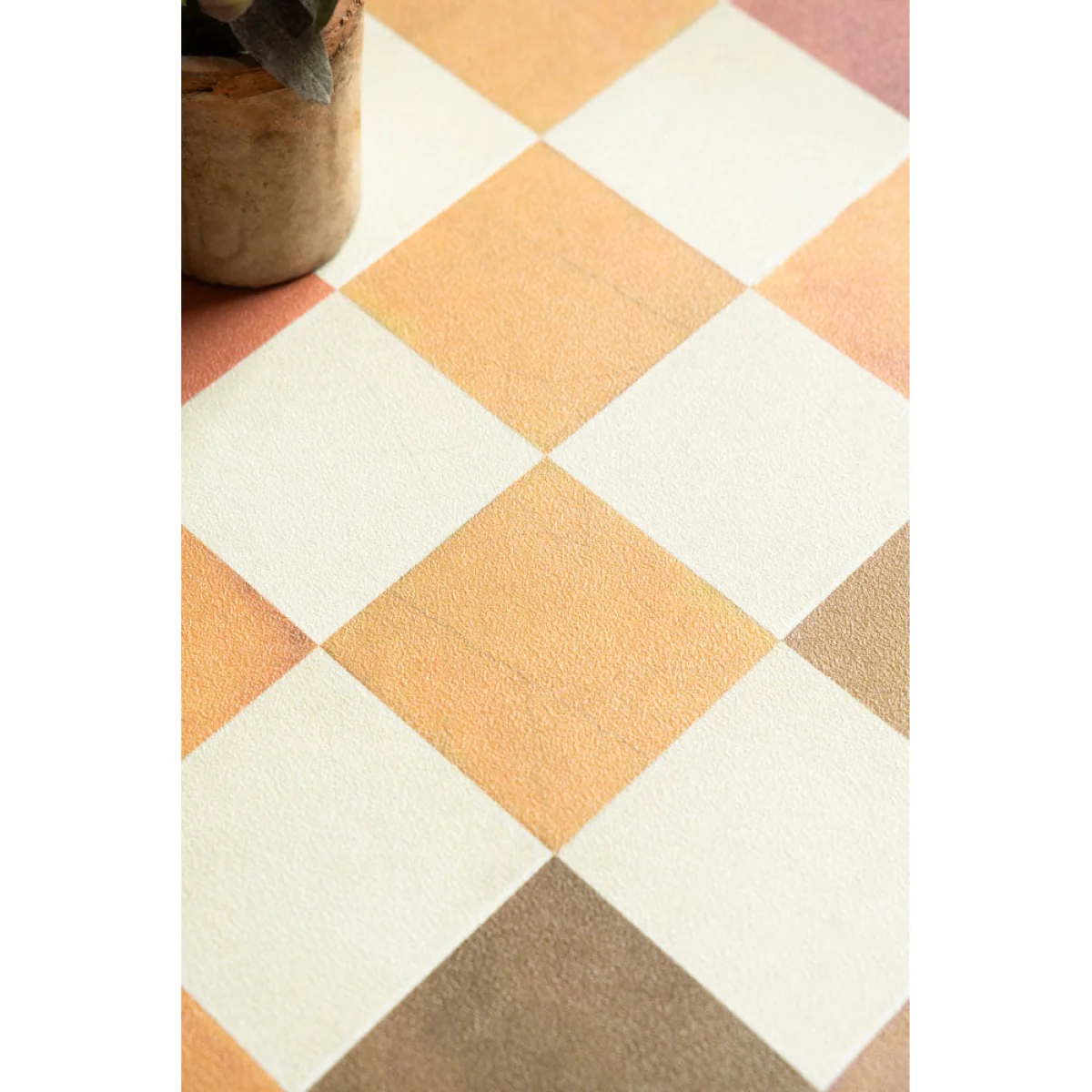 Terracotta Checkered Durable Runner – image 4