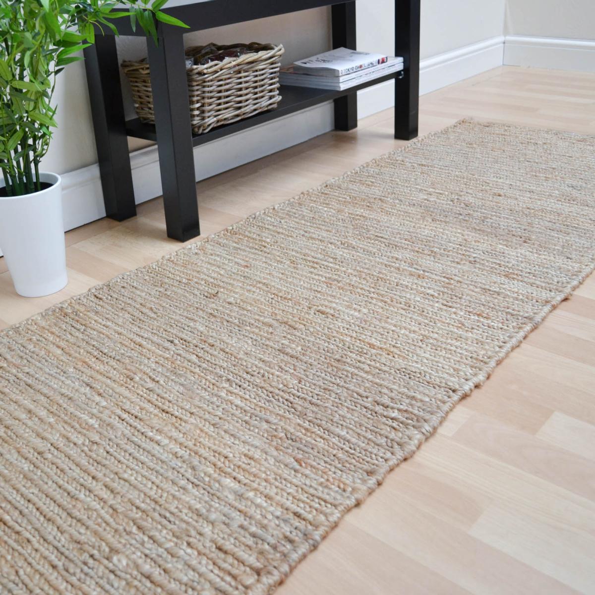 Jute Soumak Hallway Runners in Natural – image 1