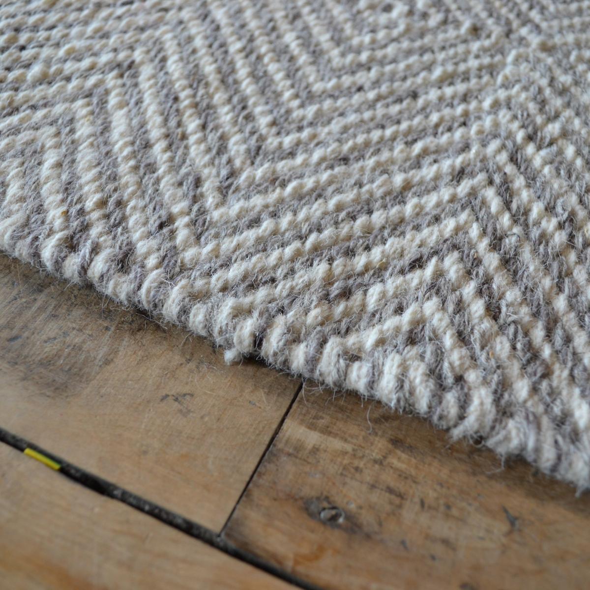 Estelle Flatweave Wool Hallway Runner in Sky Grey&nbsp;67x200cm – image 3