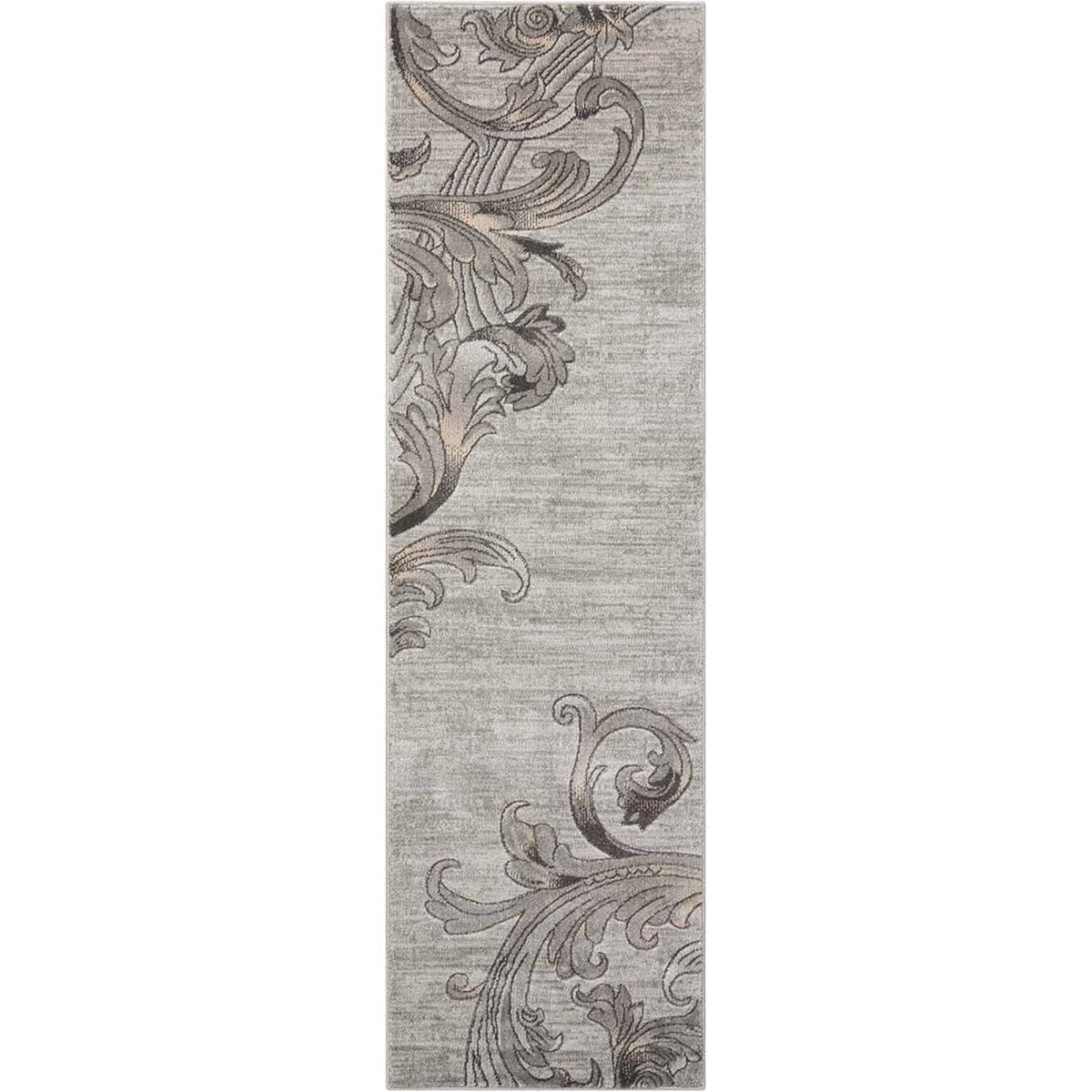 Maxell Hallway Runner MAE05 by Nourison in Graphite 66x229cm – image 4