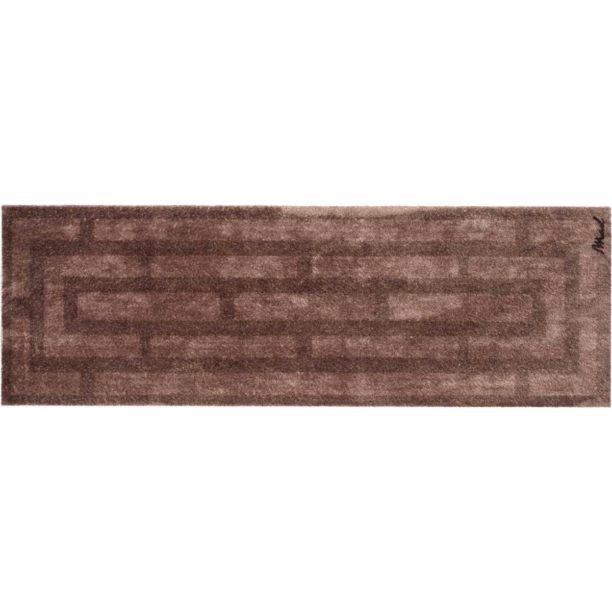 Winston Geometric Washable Runner Mats in Brown – image 2
