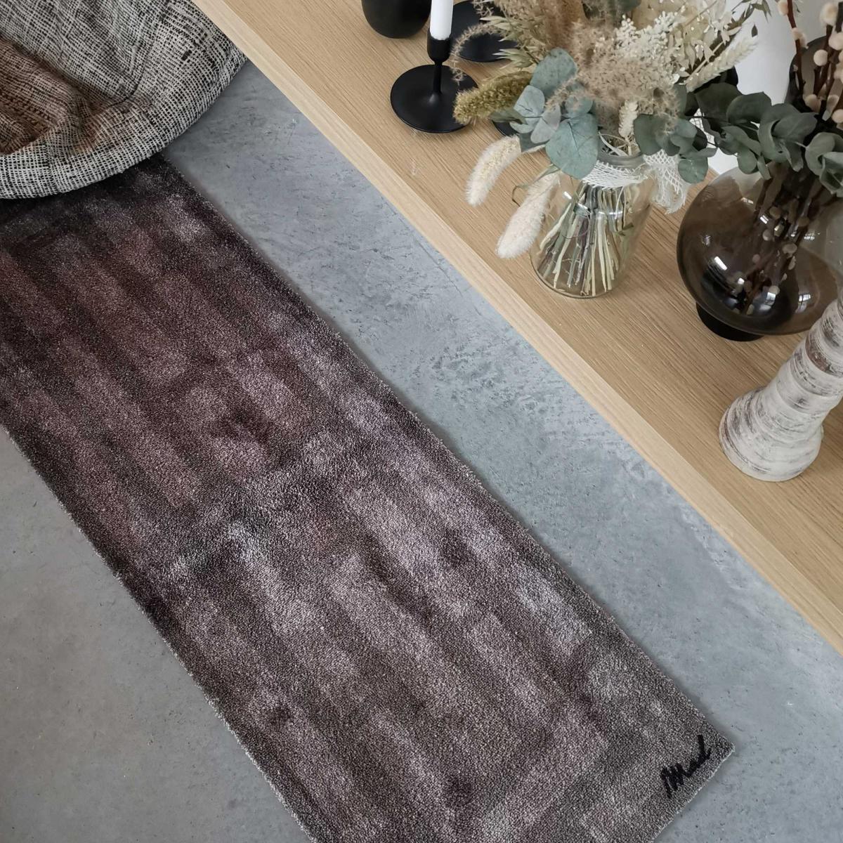 Winston Geometric Washable Runner Mats in Brown – image 1