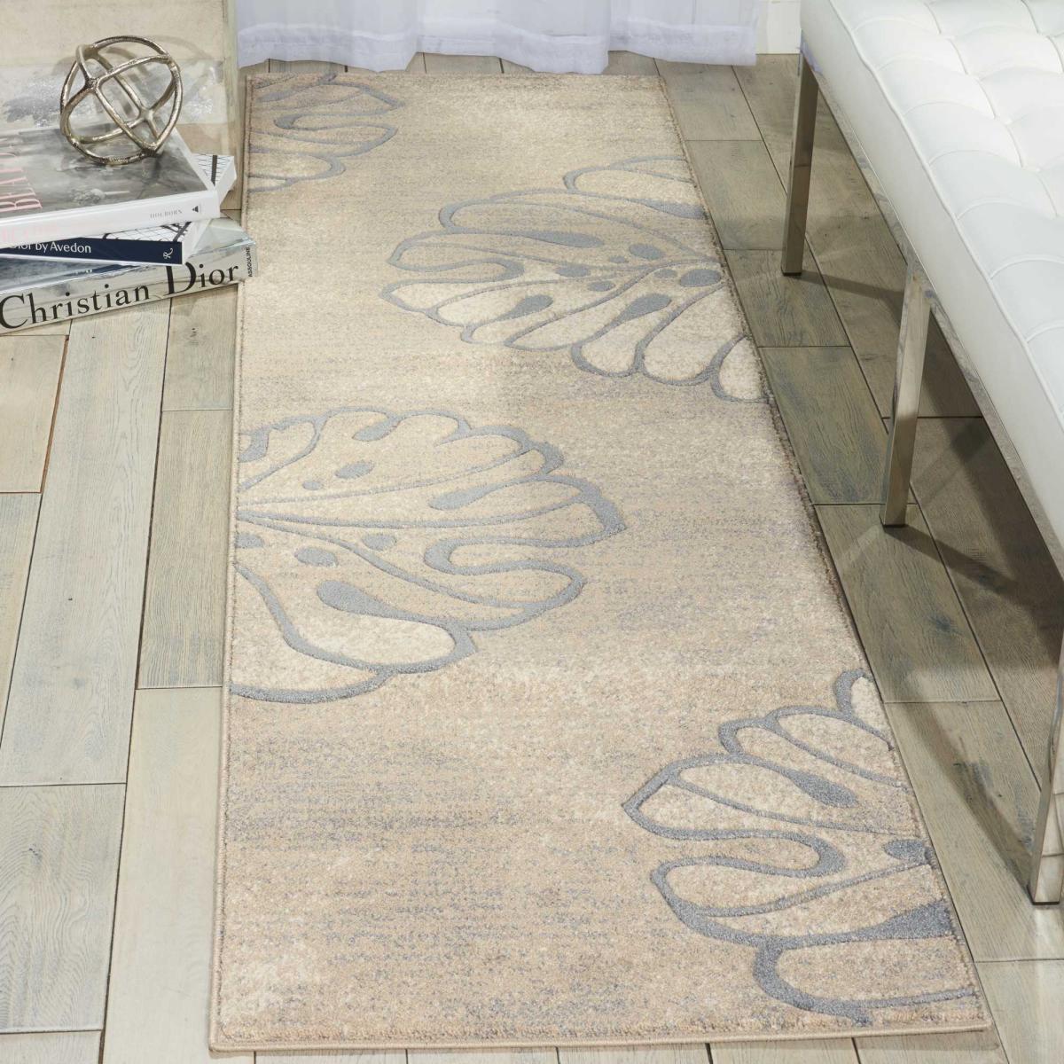 Maxell Hallway Runner MAE04 by Nourison in Beige 66x229cm – image 2