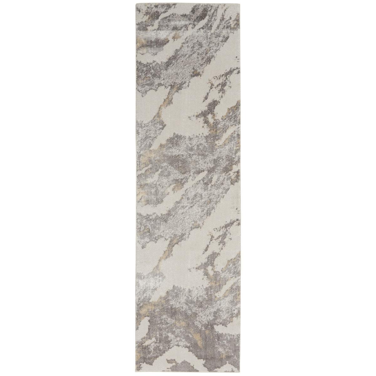 Silky Textures Runners SLY03 by Nourison in Brown Ivory – image 2