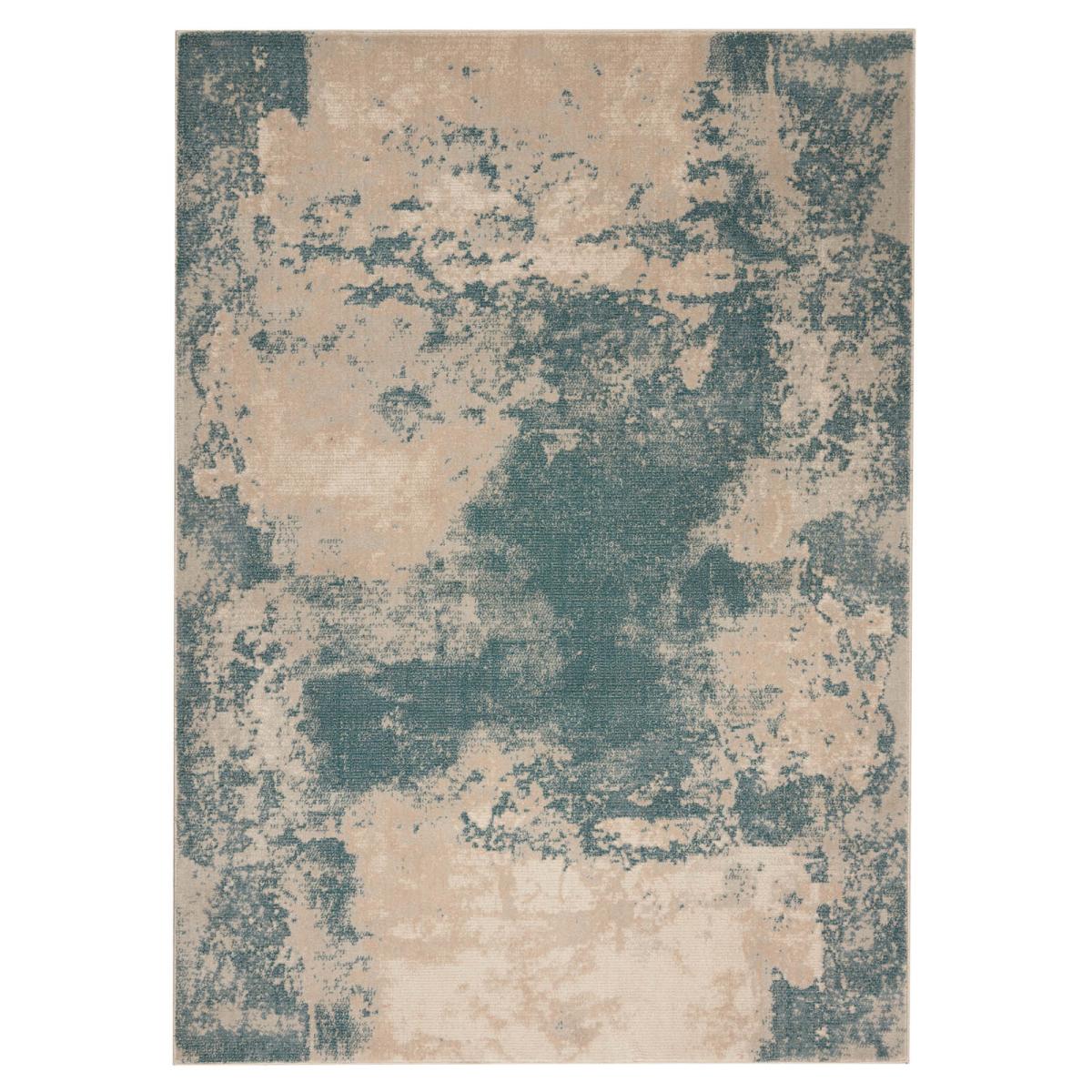 Maxell Runner MAE13 by Nourison in Ivory and Teal 66x229cm – image 5