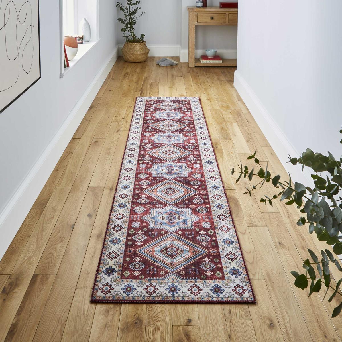 Topaz G4705 Traditional Runner in Red 60x225cm – image 1