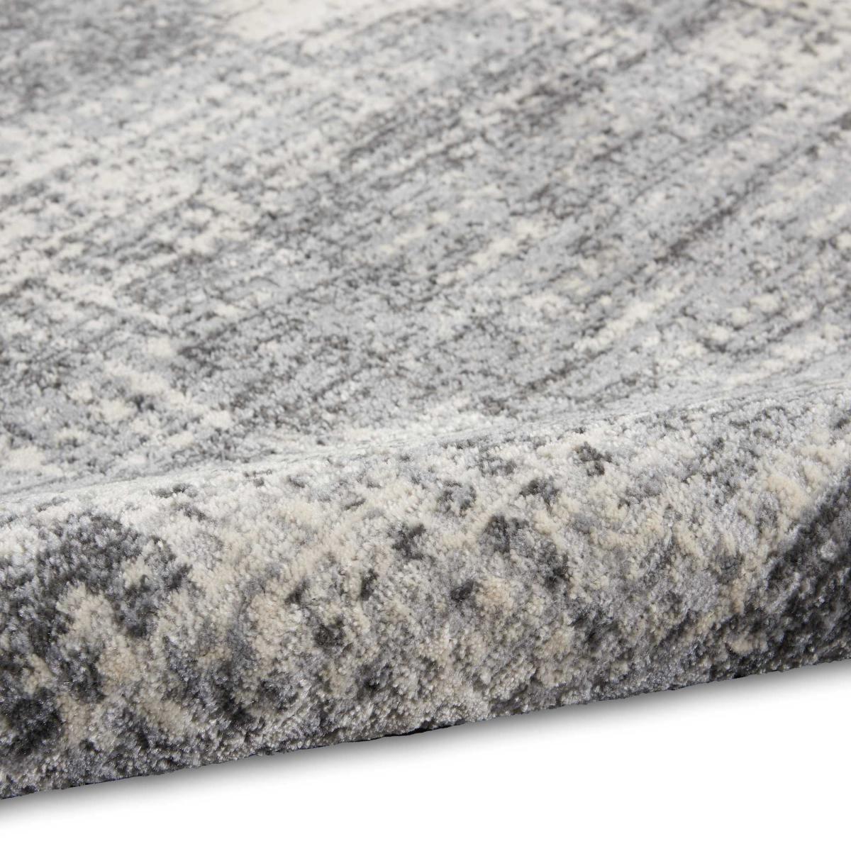 Rush Abstract Runner Rugs CK953 by Calvin Klein in Grey Beige – image 2