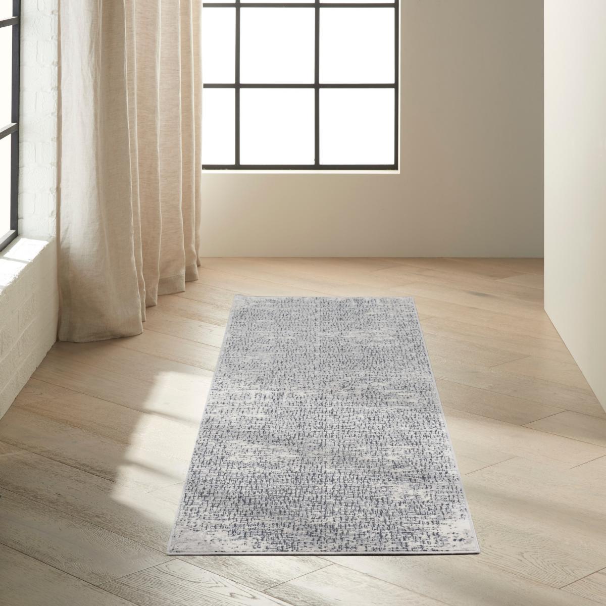 Calvin Klein Vapor Designer Hallway Runner CK971 Ivory Black 66x229cm – image 1
