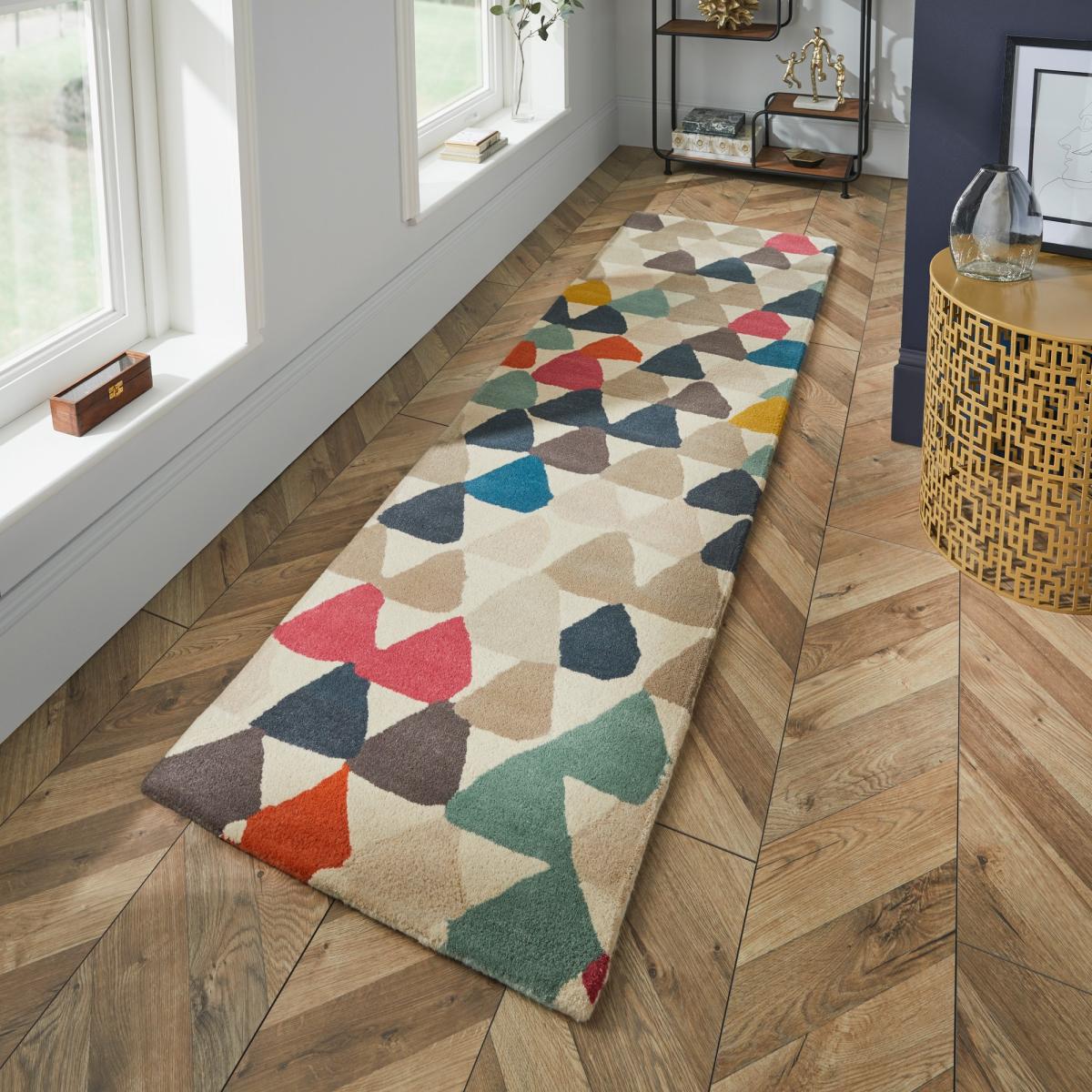 Lulu 44603 Hallway Runner Rugs in Saffron Multi by Harlequin – image 1