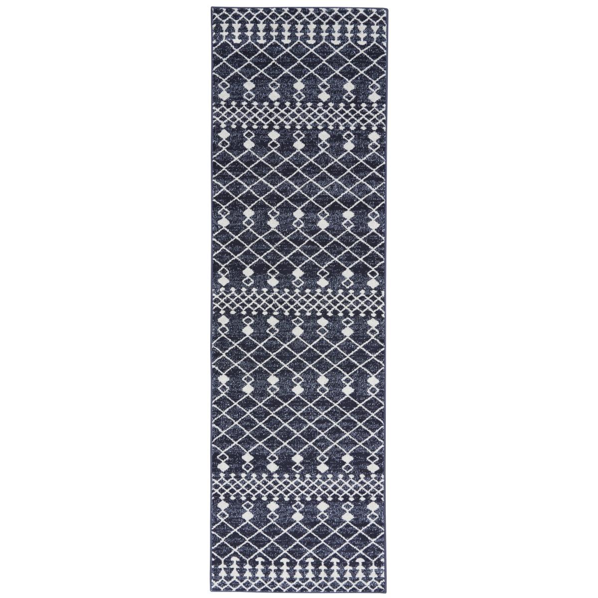 Palermo Runner PMR03 in Navy Grey by Nourison – image 2