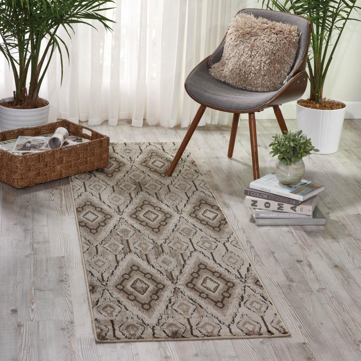Karma Hallway Runners KRM02 in Beige – image 2