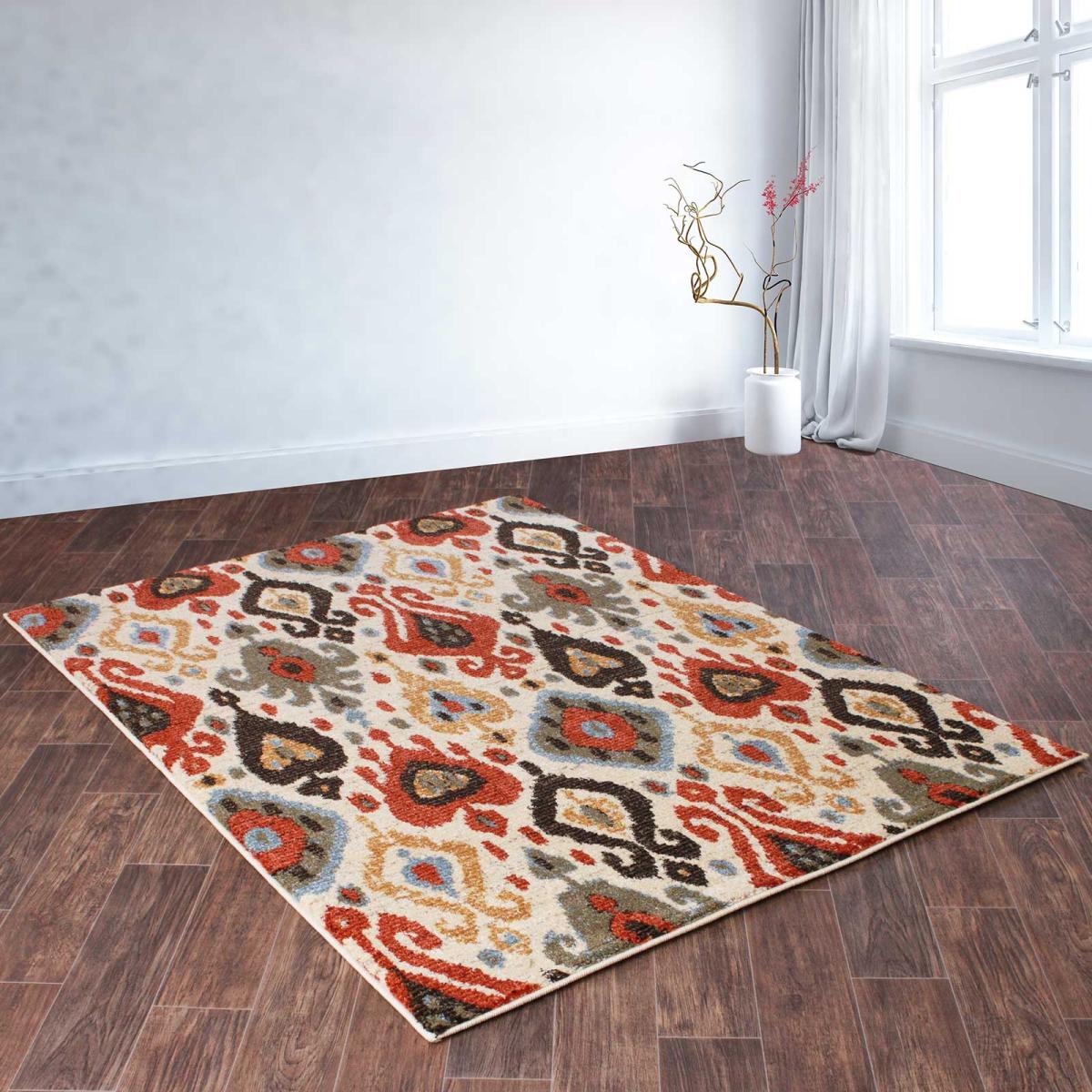 Cashmere Runner 5566 in Cream and Multicolours – image 2