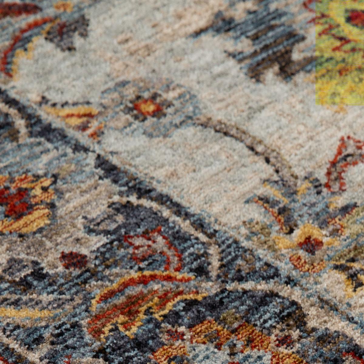 Sarouk 53 X Traditional Medallion Runner Rugs in Red Cream Blue – image 2