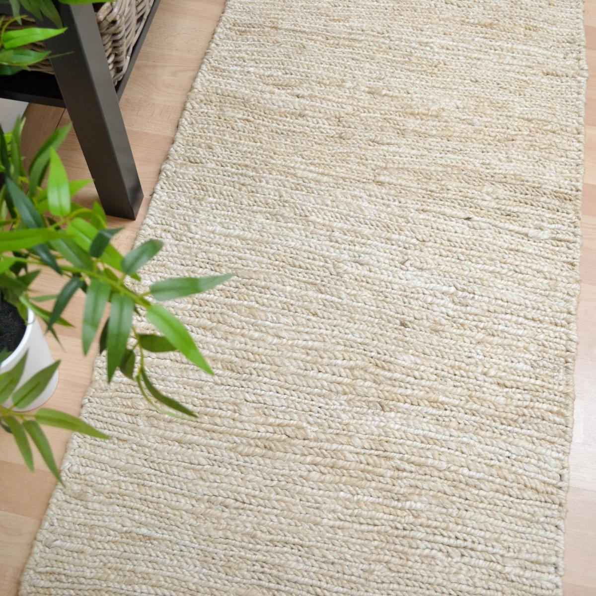 Jute Soumak Hallway Runners in Straw – image 4