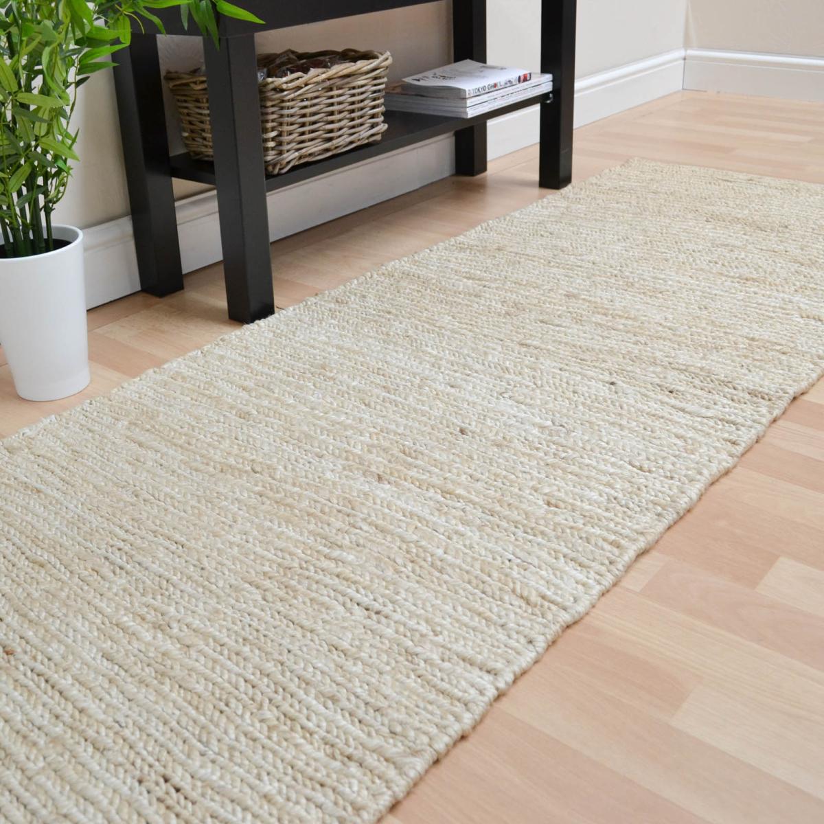 Jute Soumak Hallway Runners in Straw – image 1