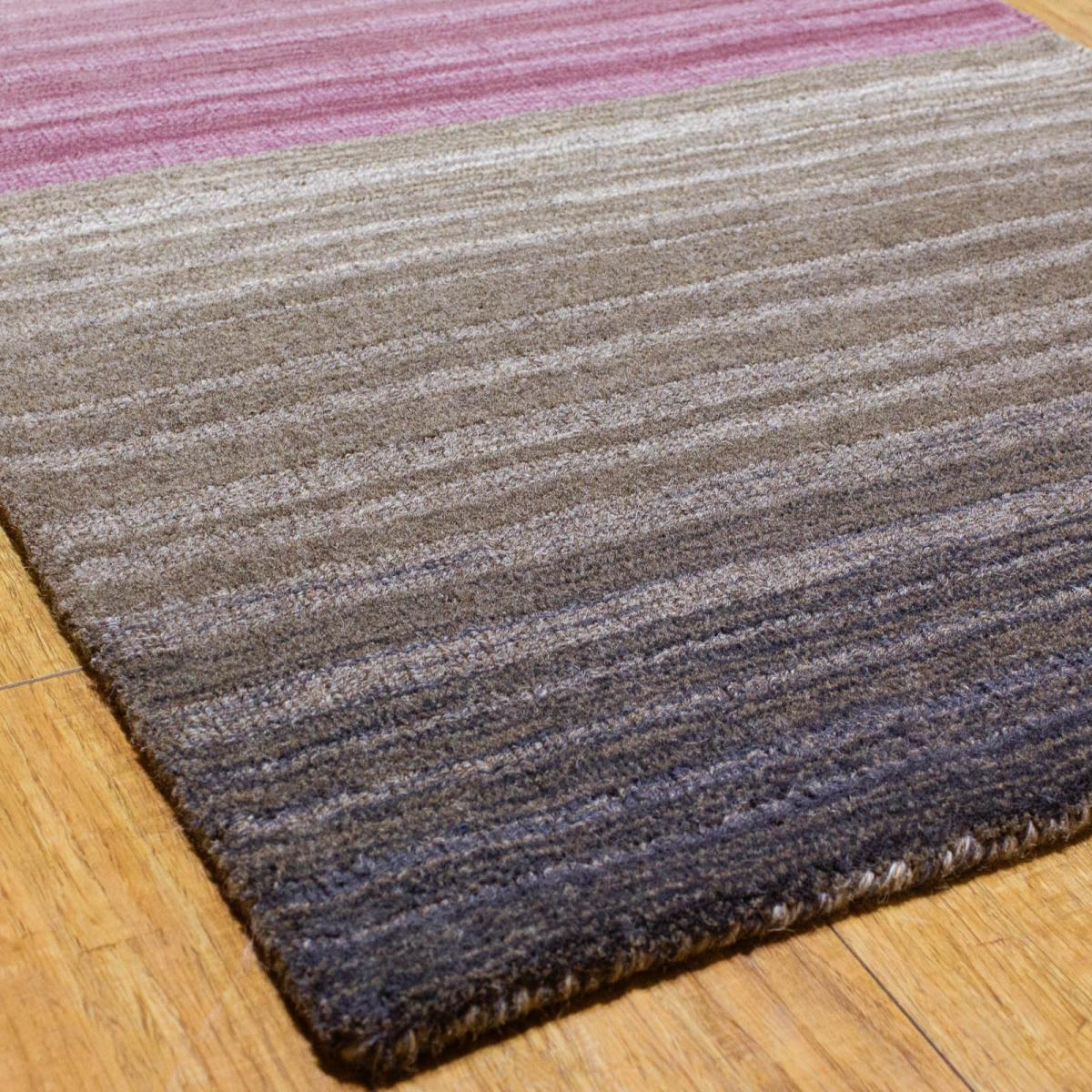 Miko Stripe Hall Runners in Mauve – image 2