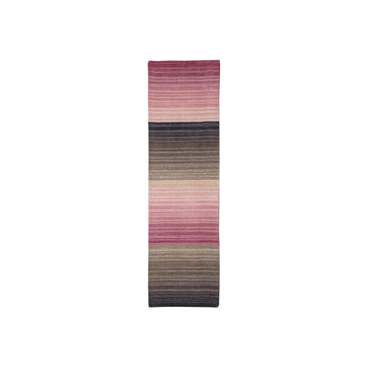 Miko Stripe Hall Runners in Mauve – image 1