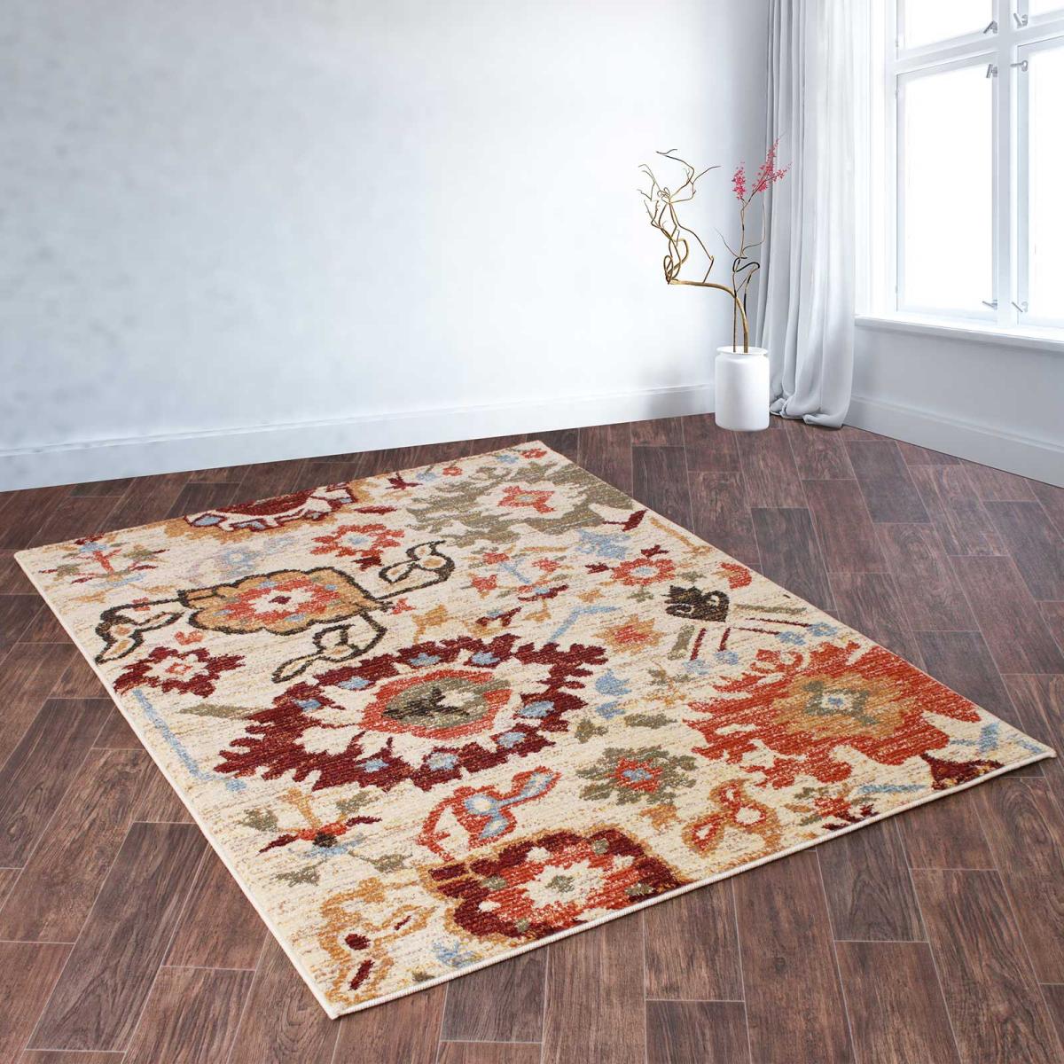 Cashmere Runner 5565 in Cream and Multicolours – image 1