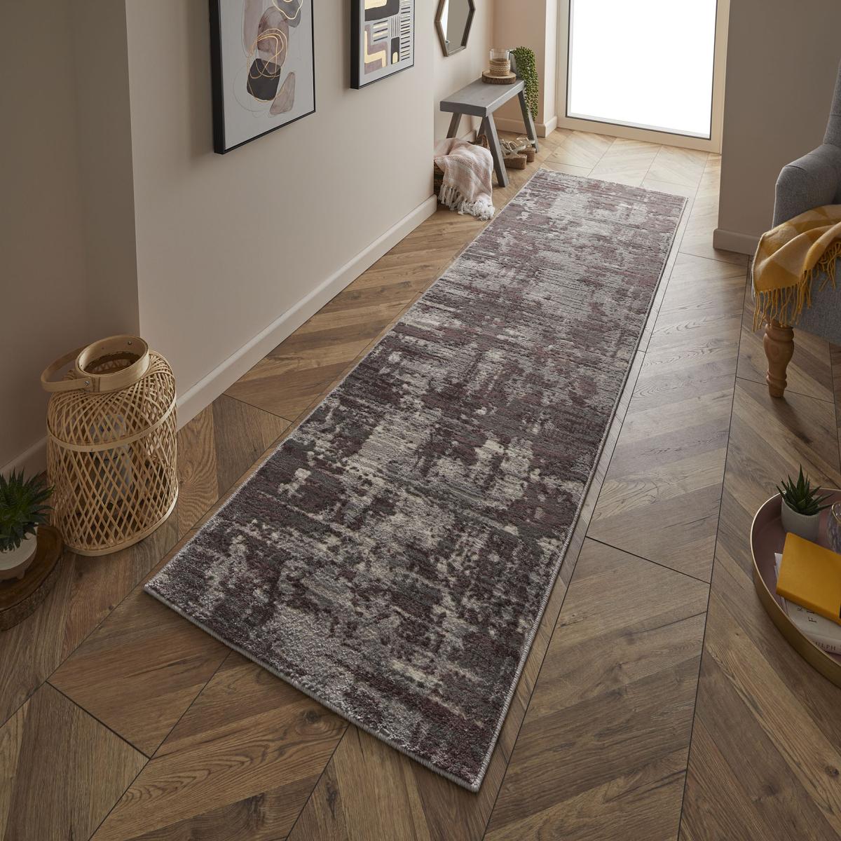 Vinci 1803 M Distressed Runner Rugs in Grey – image 1