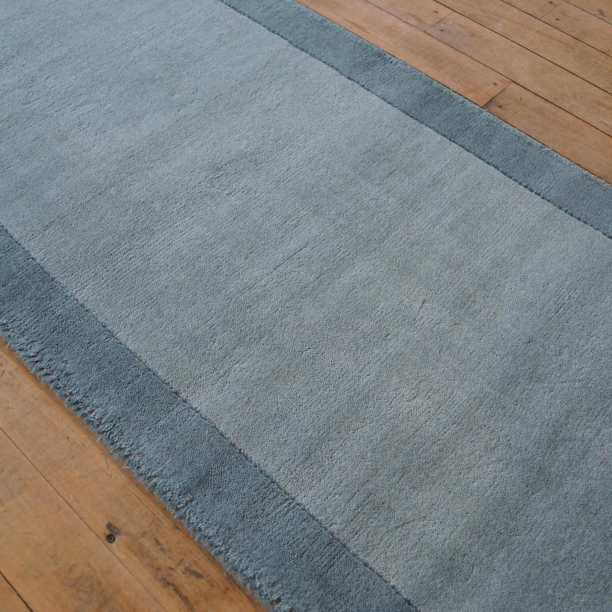 Borders Wool Hallway Runner in Duck Egg 67x200cm – image 4