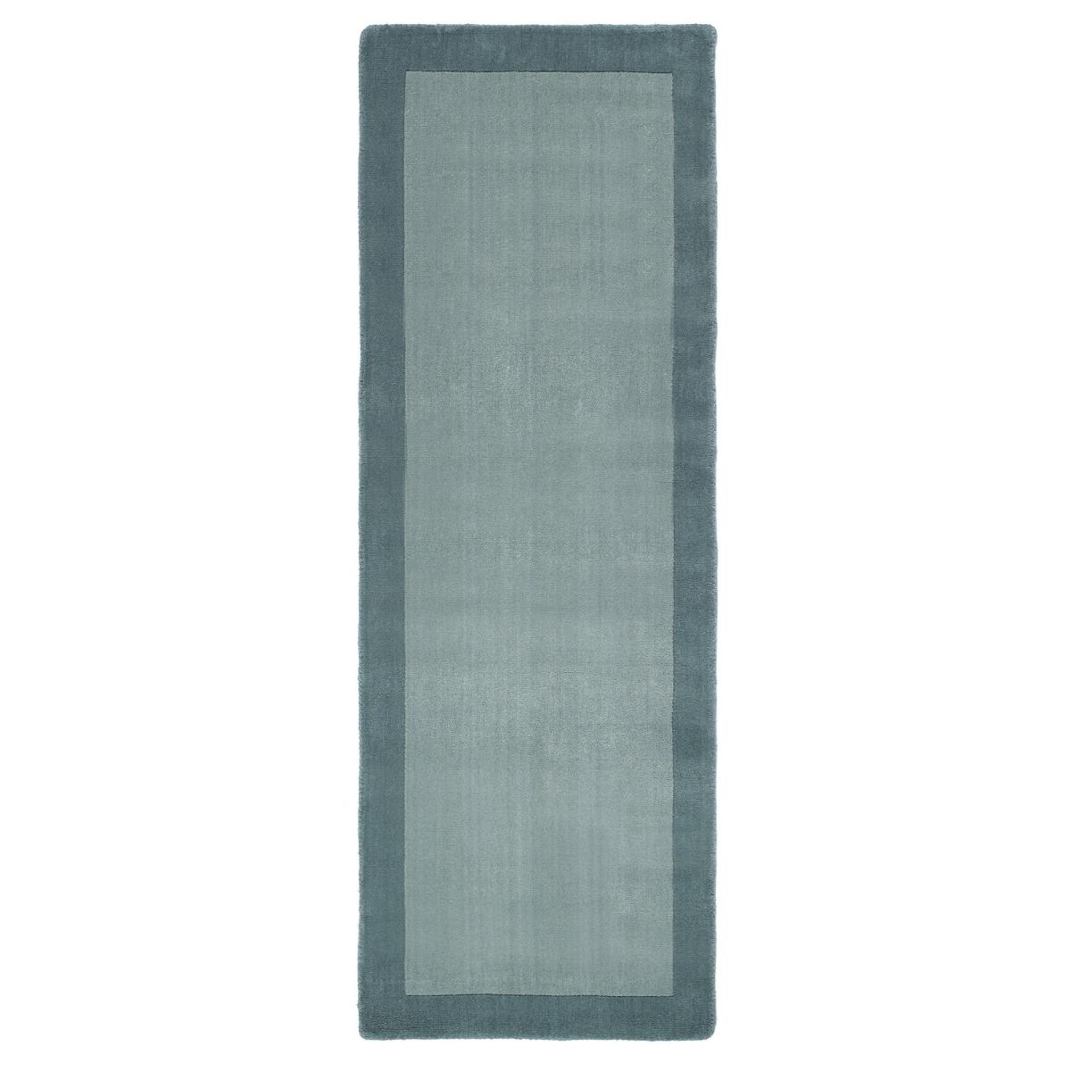 Borders Wool Hallway Runner in Duck Egg 67x200cm – image 5