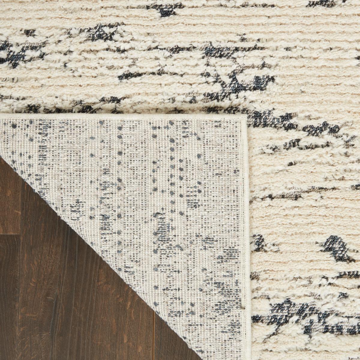 Zermatt Designer Hallway Runner ZER03 in Ivory Blue by Nourison 69x229cm – image 3