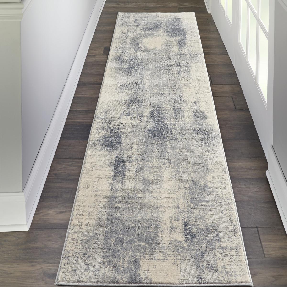 Rustic Textures Runners RUS02 in BLUIV – image 1