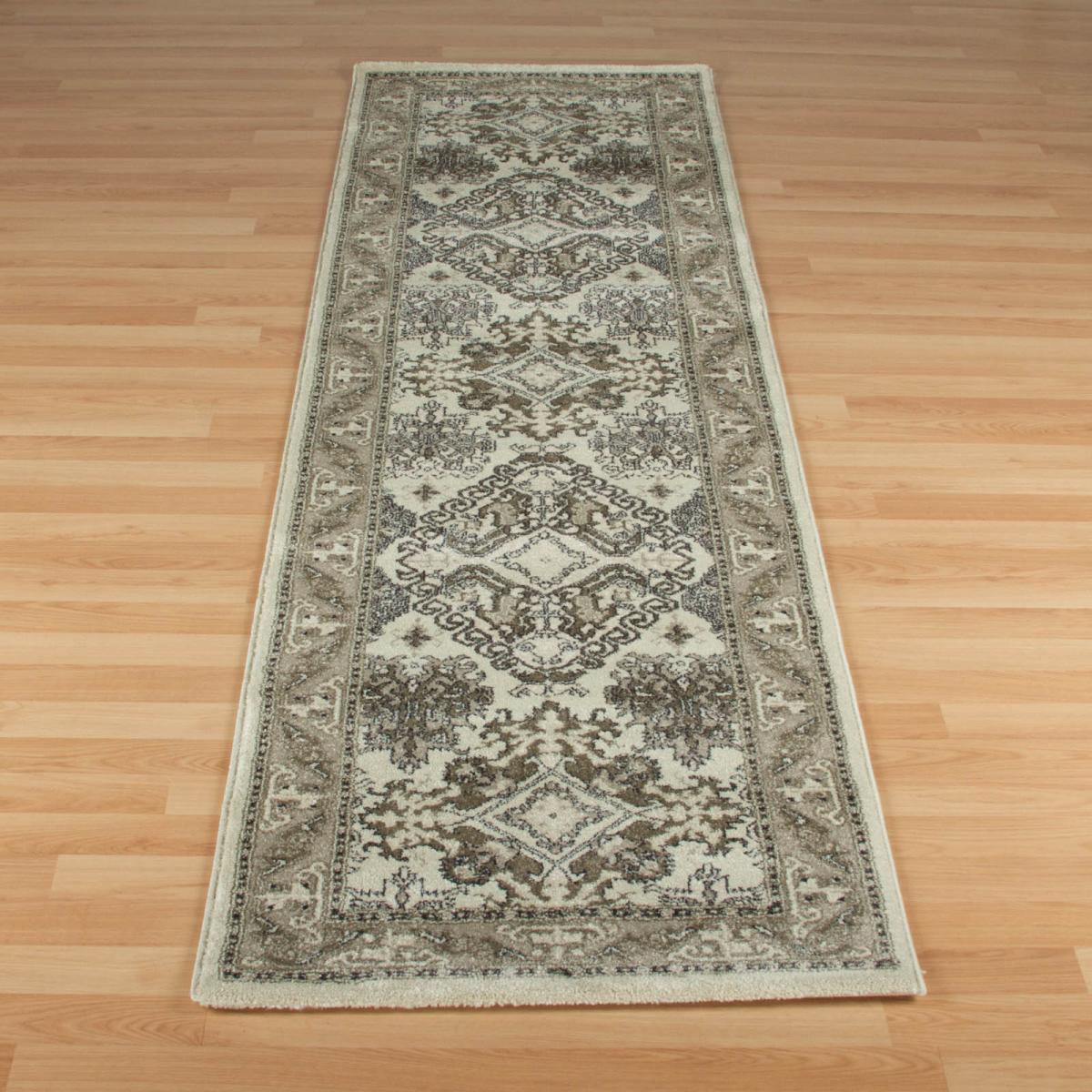 Richmond Hallway Runner 70W in Cream and Grey – image 2