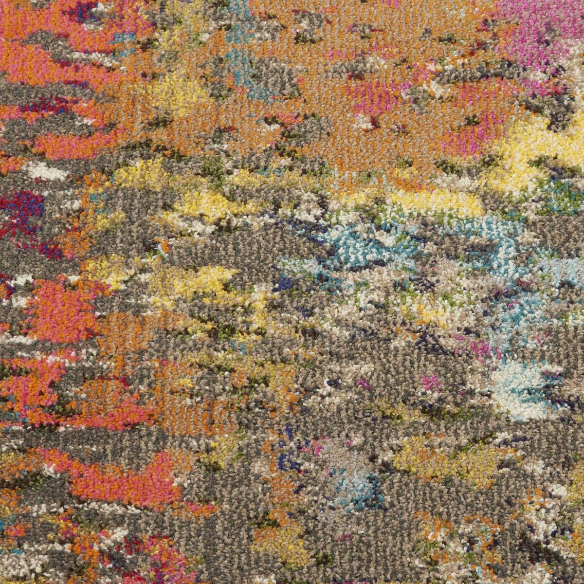 Celestial Abstract Hallway Runner CES14 in Sunset by Nourison – image 2
