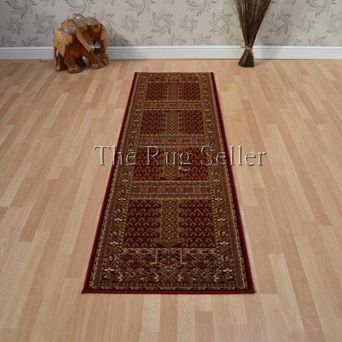 Tiara 7143 Red Traditional Hallway Runners – image 2