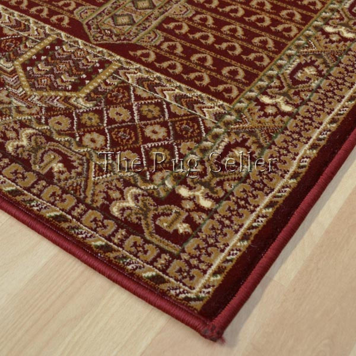 Tiara 7143 Red Traditional Hallway Runners – image 1