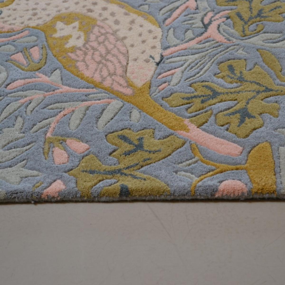 Strawberry Thief 027718 Runner Rugs in Slate by William Morris – image 2