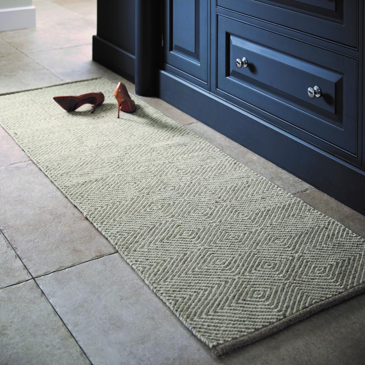 Estelle Flatweave Wool Hallway Runner in Natural Beige 67x200cm – image 1