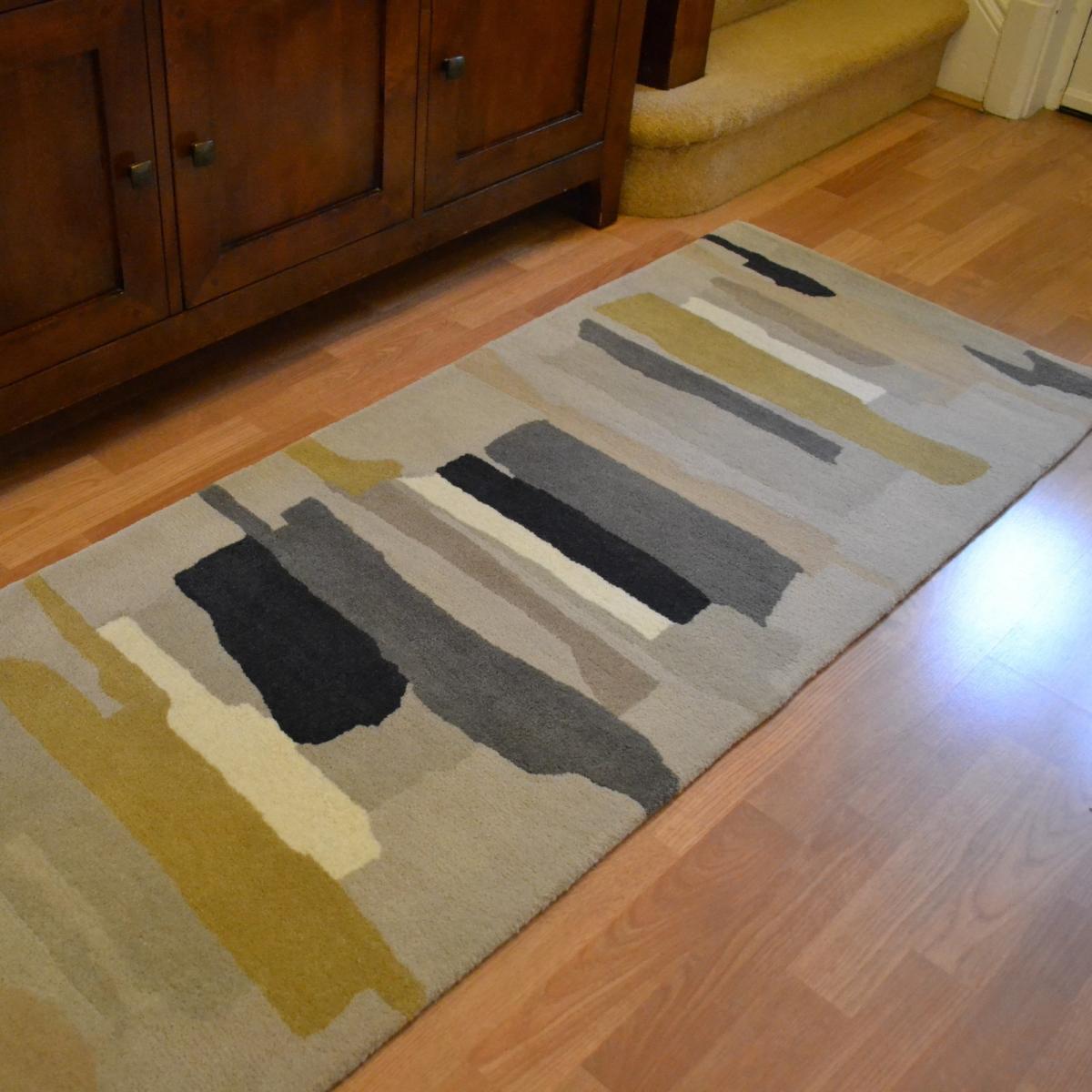 Zeal Hallway Runner Rugs in 43004 Pewter by Harlequin – image 2