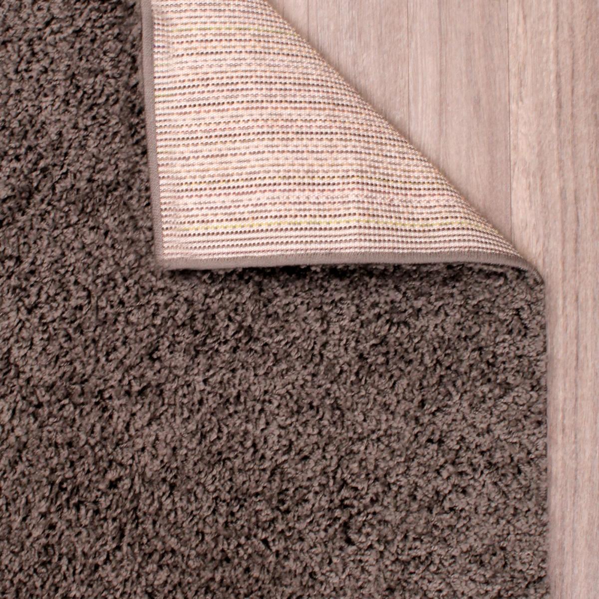 Retro Plain Shaggy Runner in Charcoal 60x200cm – image 2