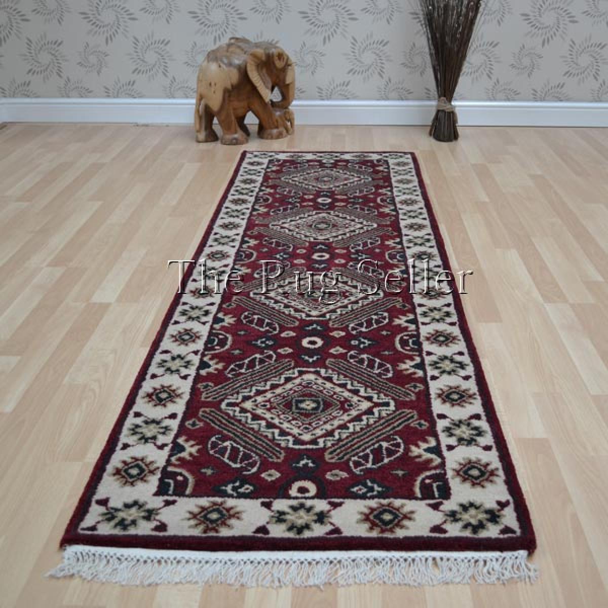 Kazak 1273 Red Hallway Runners – image 1