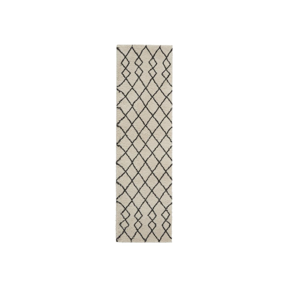 Martil hallway runner MAT01 in Ivory Charcoal – image 1