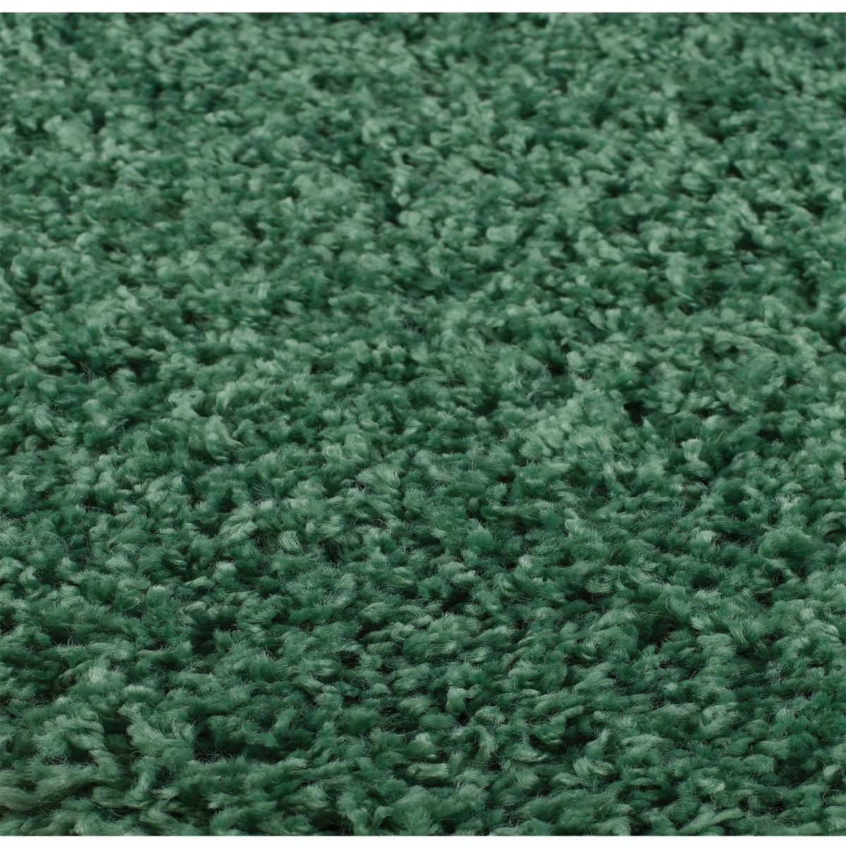 Isla Shaggy Plain Modern Runner in Sage Green 67x220cm – image 3