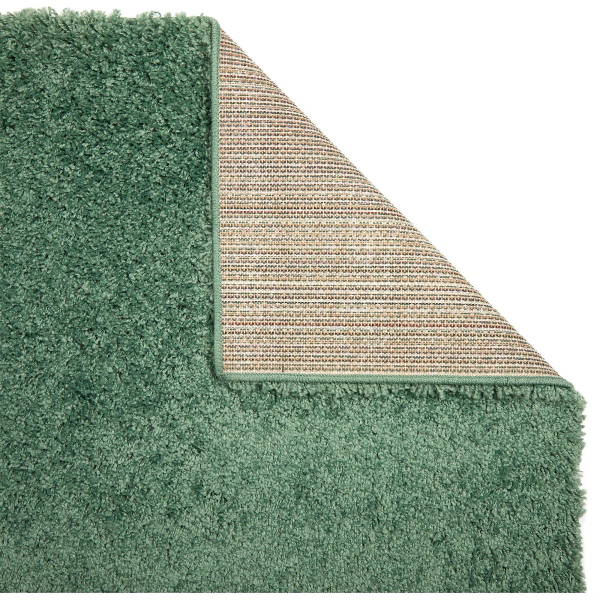 Isla Shaggy Plain Modern Runner in Sage Green 67x220cm – image 4