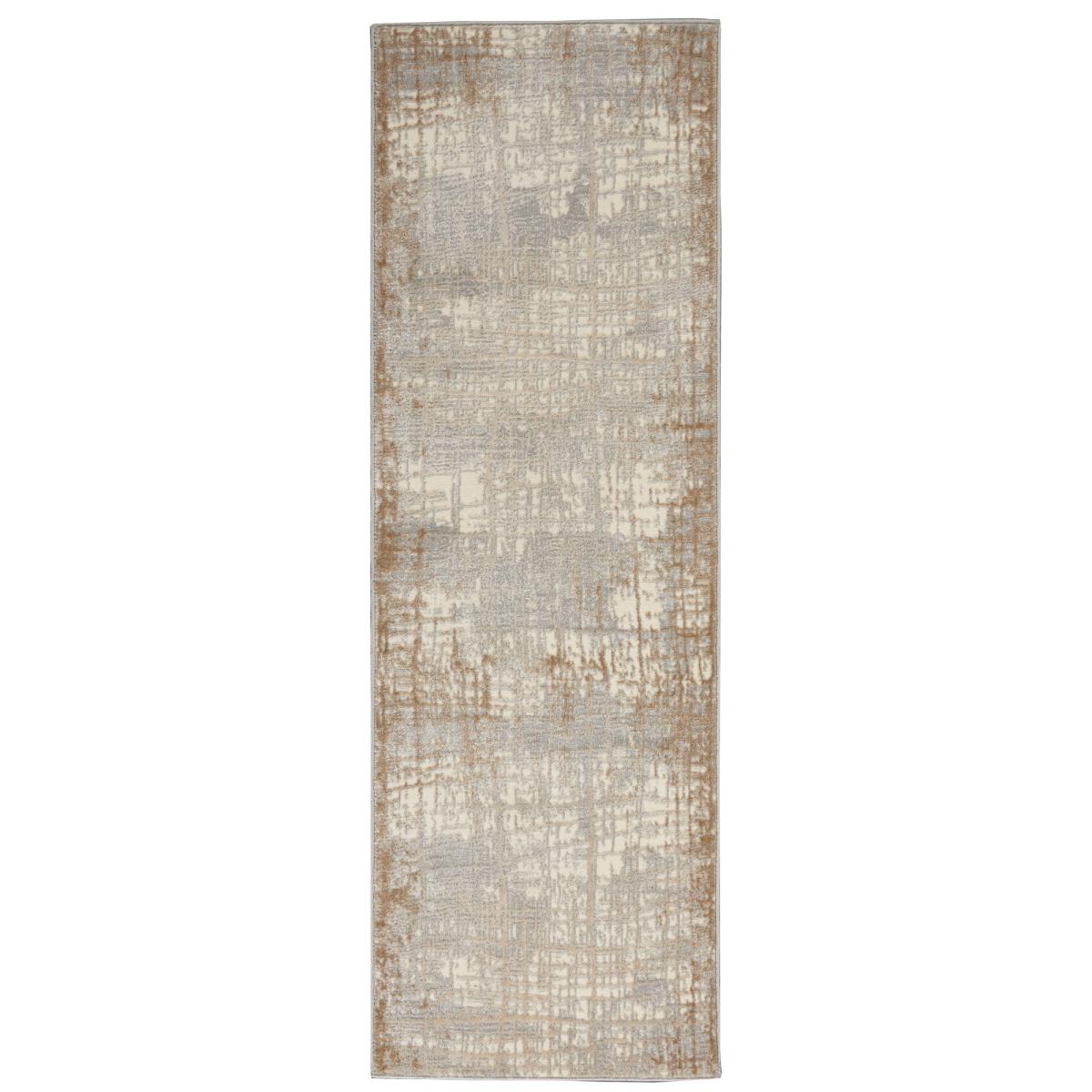 Calvin Klein Rush Designer Hallway Runner CK950 Ivory Taupe 221x69cm – image 4