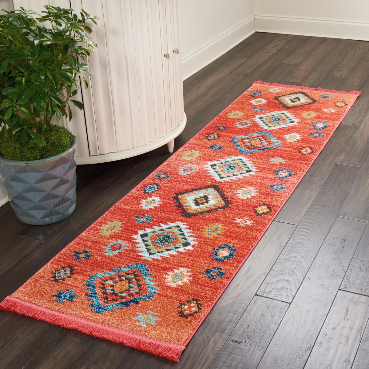 Navajo Runners NAV07 in Red Nourison – image 2