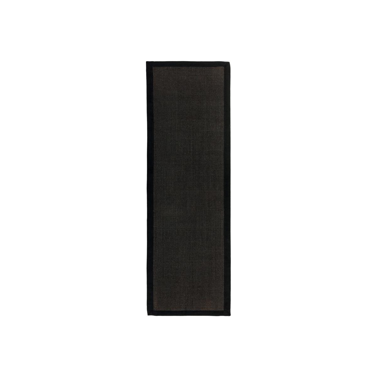 Sisal Hallway Runners in Plain Black – image 1